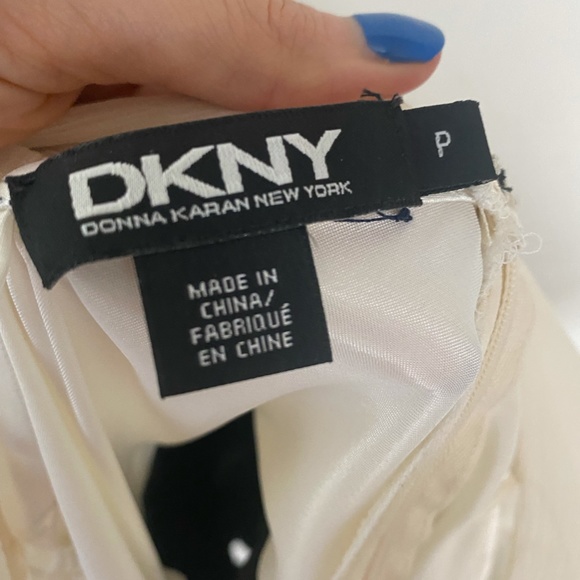 Donna Karen Vintage Black and White Princess Dress - Picture 3 of 3